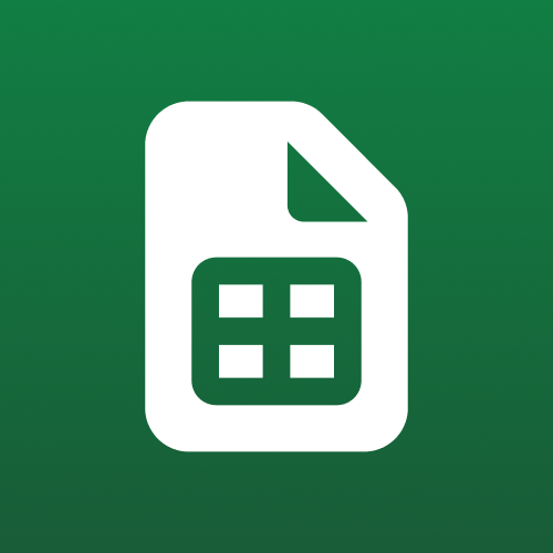 Spreadsheet editor logo
